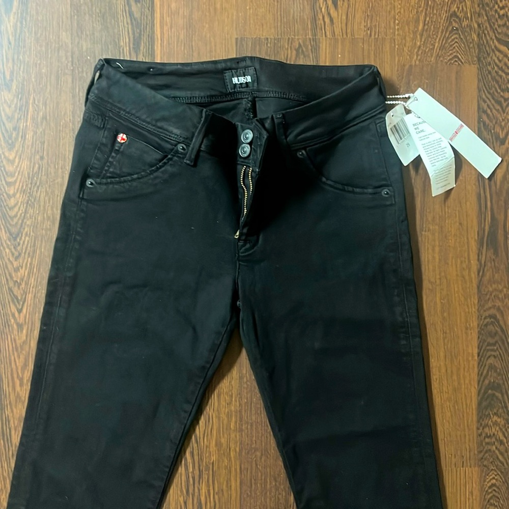 Never worn Hudson Collin black skinny jeans